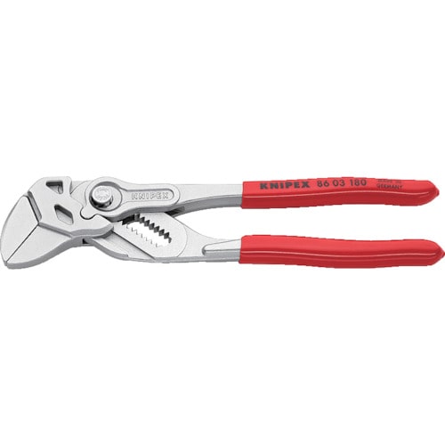 トラスコ中山 KNIPEX プライヤーレンチ すべり止めなし 180mm(ご注文単位1個)【直送品】
