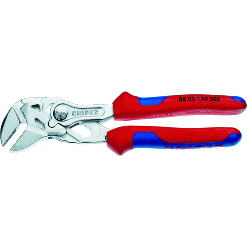 トラスコ中山 KNIPEX プライヤーレンチ 150mm 航空機仕様(ご注文単位1個)【直送品】