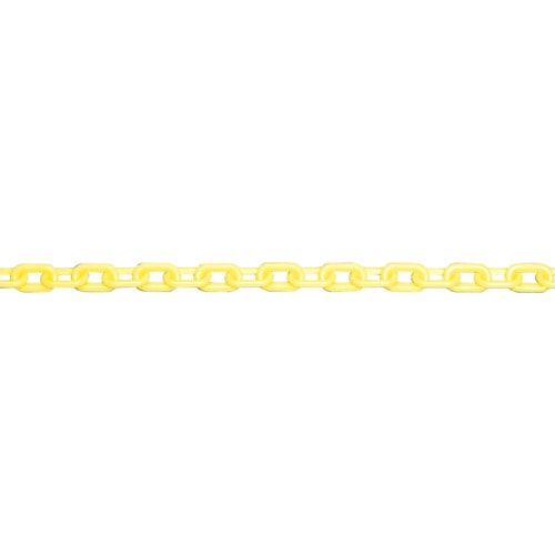 トラスコ中山 ユニット プラスチックチェーン 黄・蛍光色 2m（ご注文単位1本）【直送品】