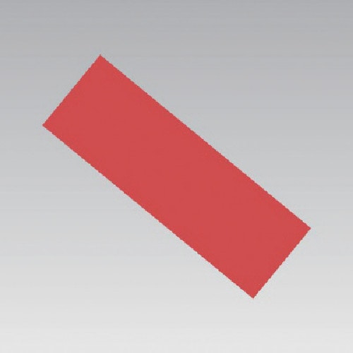 トラスコ中山 ユニット 両面カラーマグネット 赤/白 100×300×1厚(ご注文単位1枚)【直送品】