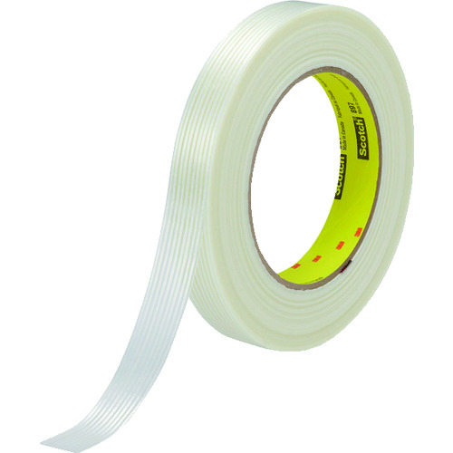 トラスコ中山 3M フィラメントテープ 897 18mmX55m(ご注文単位1巻)【直送品】