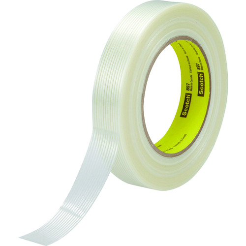 トラスコ中山 3M フィラメントテープ 897 24mmX55m(ご注文単位1巻)【直送品】