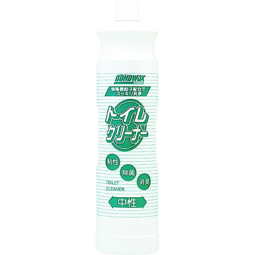 トラスコ中山 ボンドワックス トイレ用洗剤・除菌剤 トイレクリーナー粘性タイプ 中性 800ml(ご注文単位1本)【直送品】