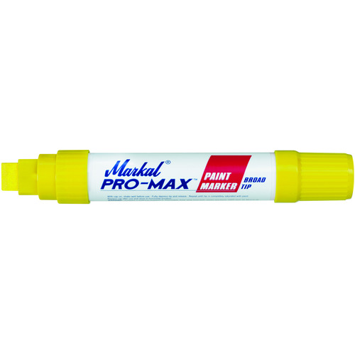 トラスコ中山 LACO Markal 工業用マーカー「PROMAX」 黄(ご注文単位1本)【直送品】