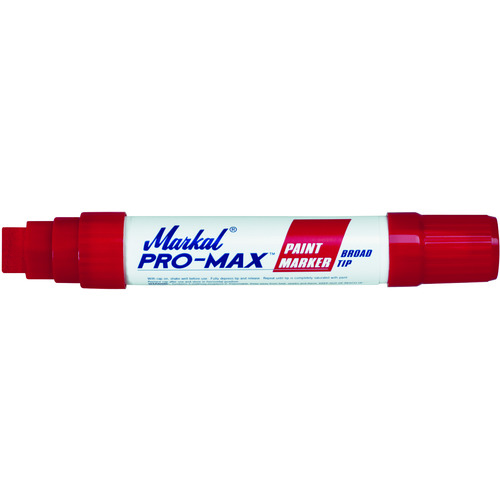 トラスコ中山 LACO Markal 工業用マーカー「PROMAX」 赤(ご注文単位1本)【直送品】