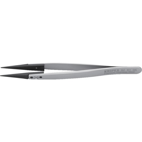 トラスコ中山 KNIPEX ESDチップ交換式ピンセット 130mm 337-2657(ご注文単位1本)【直送品】