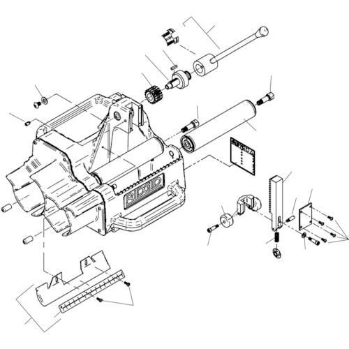 トラスコ中山 RIDGID 高速管端処理機用パーツ ローラー F/122J(ご注文単位1パック)【直送品】