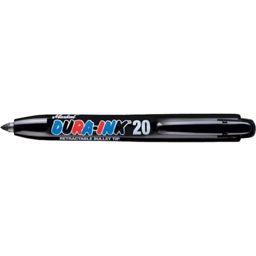 トラスコ中山 Markal 工業用マーカー DURAINK20 黒（ご注文単位1本）【直送品】