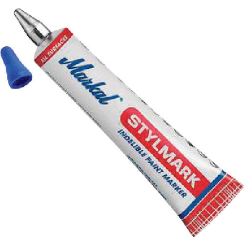 トラスコ中山 Markal チューブマーカー STYLMARK 青（ご注文単位1本）【直送品】