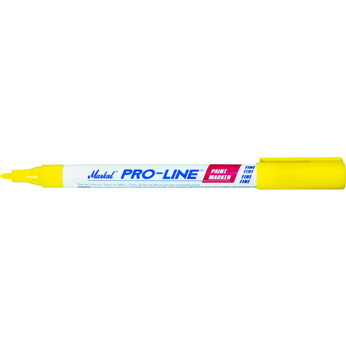トラスコ中山 LACO Markal 工業用マーカー「Fine & Micro」 黄(ご注文単位1本)【直送品】