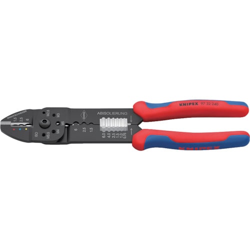 トラスコ中山 KNIPEX 圧着ペンチ 240mm　836-8955（ご注文単位1個）【直送品】
