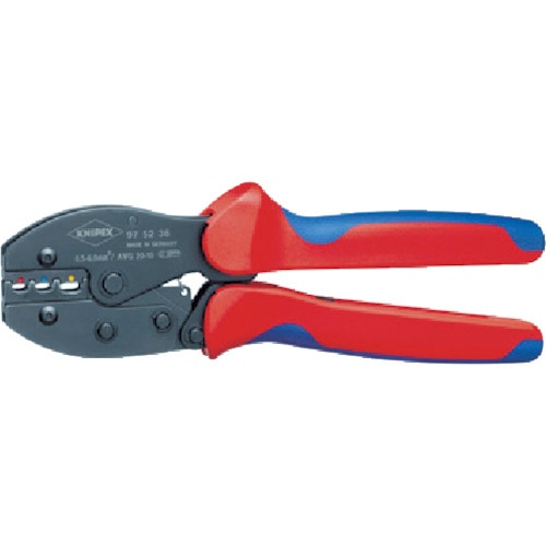 トラスコ中山 KNIPEX 圧着ペンチ プレシフォース 220mm 446-9801(ご注文単位1個)【直送品】