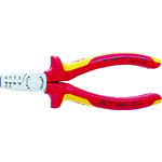 トラスコ中山 KNIPEX 9768-145A エンドスリーブ用絶縁圧着ペンチ 1000V(ご注文単位1個)【直送品】