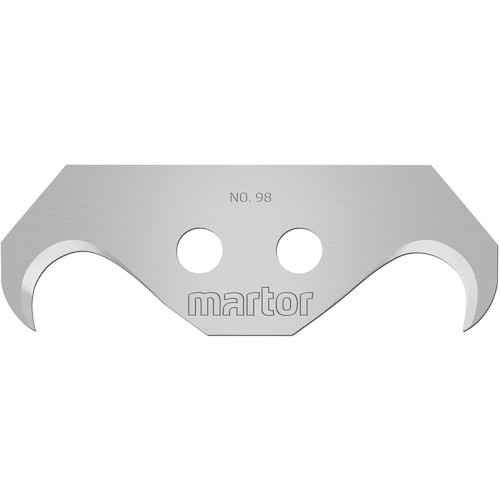 トラスコ中山 martor 替刃 フック型 10枚 HOOK BLADE 98(ご注文単位1箱)【直送品】