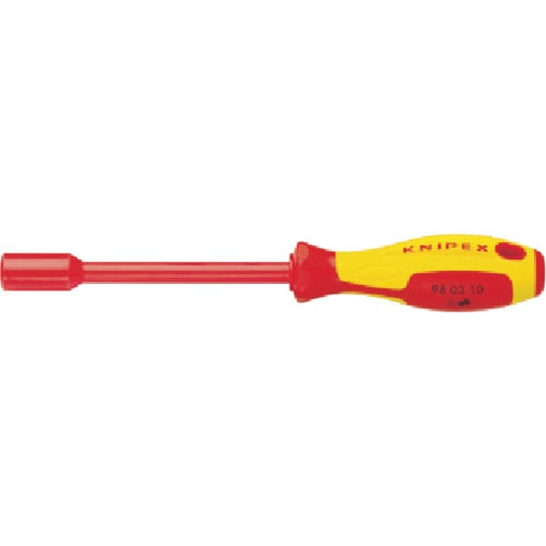 トラスコ中山 KNIPEX 9803-13 絶縁ナットドライバー 1000V(ご注文単位1本)【直送品】