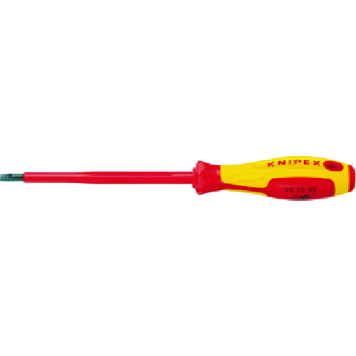 トラスコ中山 KNIPEX 1000V 絶縁ドライバー (-5.5)(ご注文単位1本)【直送品】