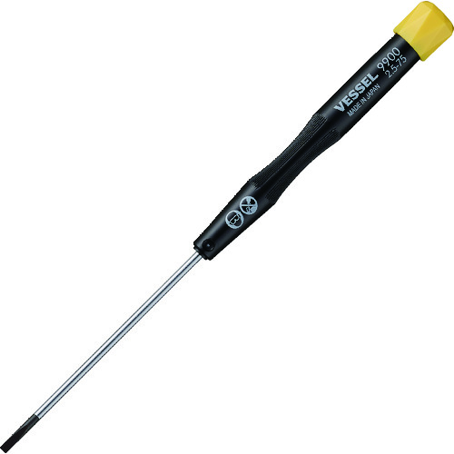 トラスコ中山 ベッセル マイクロドライバー 9900 -2.5×75(ご注文単位1本)【直送品】