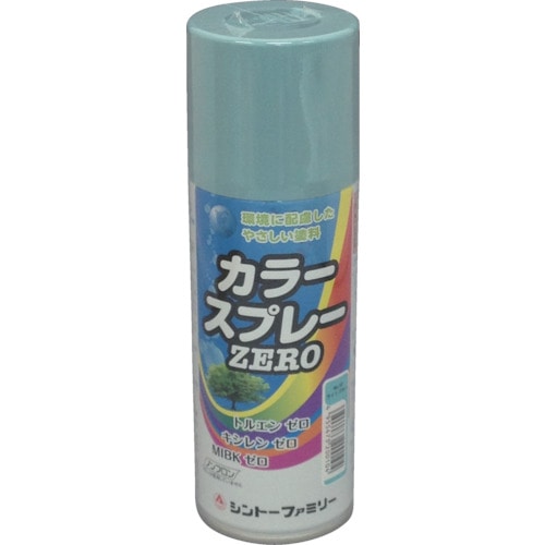 トラスコ中山 シントー カラースプレーゼロ ライトブルー(ご注文単位1本)【直送品】