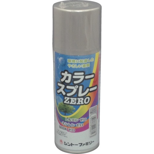 トラスコ中山 シントー カラースプレーゼロ 速乾シルバー(ご注文単位1本)【直送品】