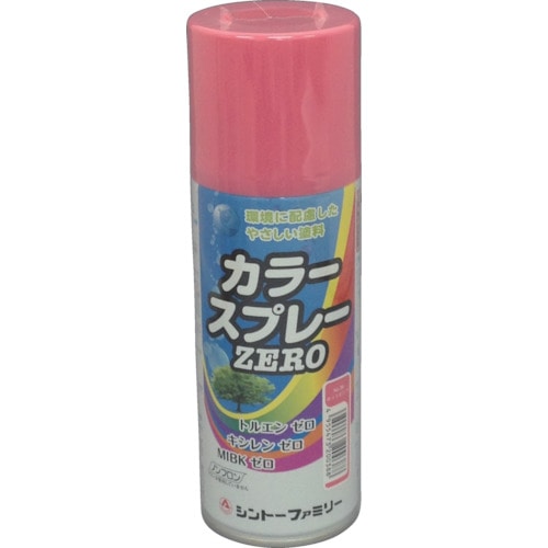 トラスコ中山 シントー カラースプレーゼロ ホットピンク(ご注文単位1本)【直送品】