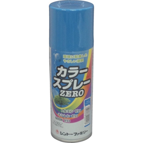 トラスコ中山 シントー カラースプレーゼロ パーマネントブルー(ご注文単位1本)【直送品】