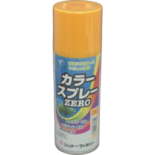 トラスコ中山 シントー カラースプレーゼロ ニューオレンジ(ご注文単位1本)【直送品】