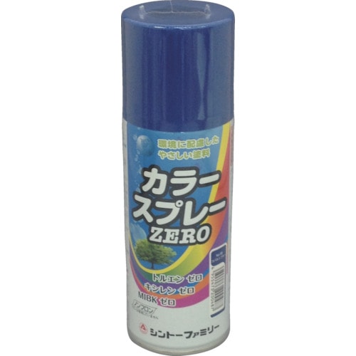 トラスコ中山 シントー カラースプレーゼロ コバルトブルー(ご注文単位1本)【直送品】
