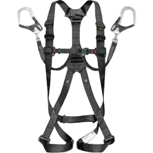 トラスコ中山 タジマ ハーネスGS L クロ ジャバラダブルL8セット(ご注文単位1個)【直送品】