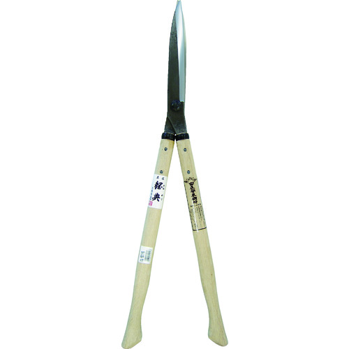 トラスコ中山 鋼典 刈込鋏 安来鋼付止ナシ 430mm コブ付白樫(ご注文単位1個)【直送品】