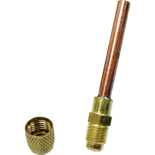 トラスコ中山 BBK アクセスバルブ(溶接チューブ)1/4(5個入り)(ご注文単位1パック)【直送品】