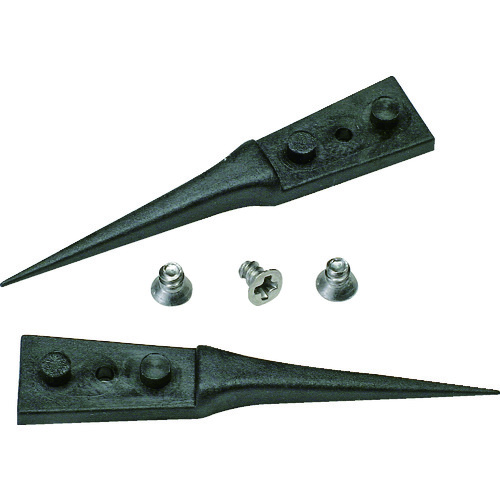 トラスコ中山 idealtek 交換用ESDカーボンプラスチックチップ 207-0885(ご注文単位1組)【直送品】
