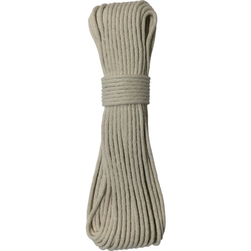 トラスコ中山 ユタカメイク ロープ 綿ロープ金剛打 3φ×20m(ご注文単位1巻)【直送品】