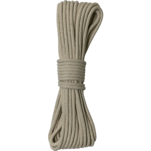 トラスコ中山 ユタカメイク ロープ 綿ロープ金剛打 4φ×10m(ご注文単位1巻)【直送品】