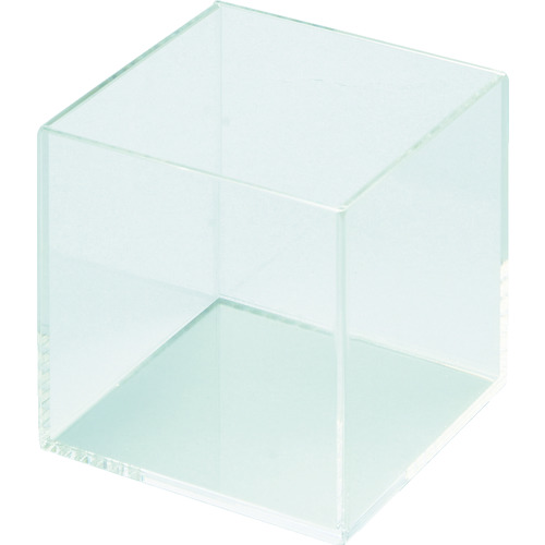 トラスコ中山 アクリサンデー アクリボックス透明100x100x100x3mm(ご注文単位1個)【直送品】