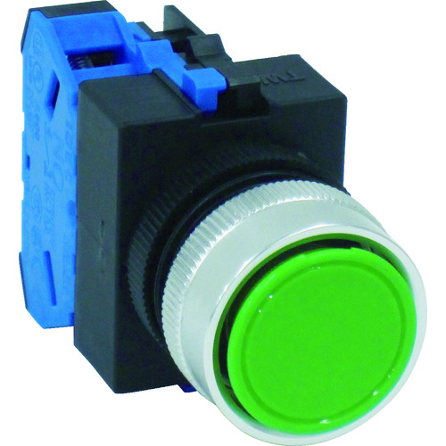 トラスコ中山 IDEC Φ22丸平形押しボタンスイッチ 387-0278(ご注文単位1個)【直送品】