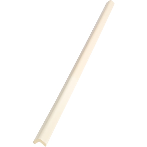 トラスコ中山 カーボーイ 安心クッション L字型900mm 小 アイボリー(ご注文単位1本)【直送品】