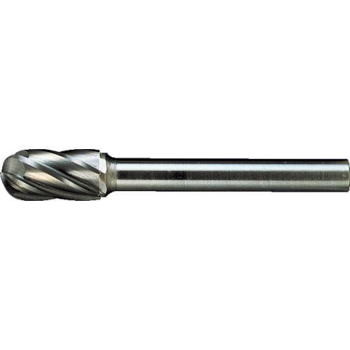 トラスコ中山 MRA 超硬バー ACシリーズ 形状：先丸円筒(アルミカット) 刃長19.0mm　105-5321（ご注文単位1本）【直送品】