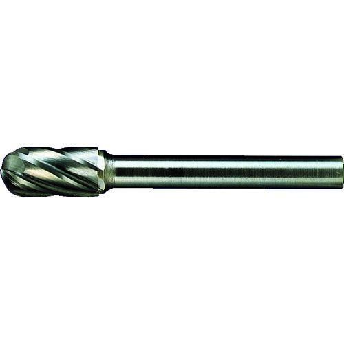 トラスコ中山 MRA 超硬バー ACシリーズ 形状：先丸円筒(アルミカット) 刃長19.0mm　105-5330（ご注文単位1本）【直送品】