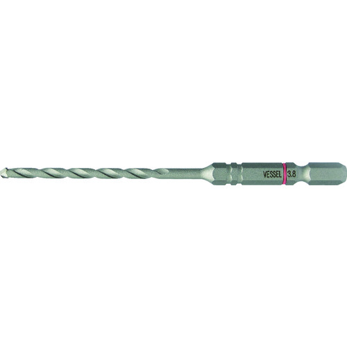 トラスコ中山 ベッセル クッションドリルコンクリート用ACD 3.8mm(ご注文単位1本)【直送品】