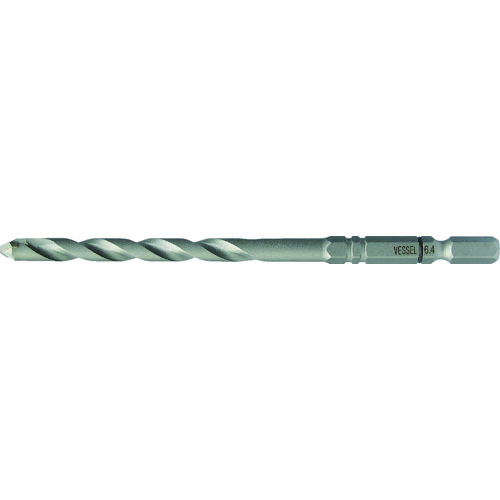 トラスコ中山 ベッセル クッションドリルコンクリート用ACD 6.4mm(ご注文単位1本)【直送品】
