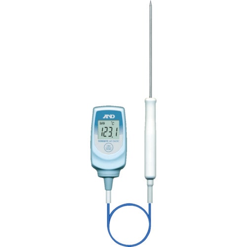 トラスコ中山 A&D 防水型熱電対中心温度計(Tタイプ) 測定温度範囲-50~350℃ セパレートセンサー(ご注文単位1個)【直送品】