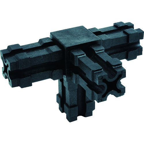 トラスコ中山 TRUSCO 25mmアルミフレーム用ジョイント 4方向(ご注文単位1個)【直送品】