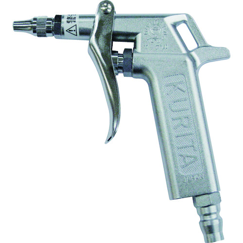 トラスコ中山 KURITA エアーガン レバー・プラグ付 398-1134(ご注文単位1個)【直送品】