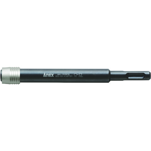 トラスコ中山 アネックス ビット用アタッチメント SDSプラス エクステンションホルダー 1/4 全長150mm(ご注文単位1本)【直送品】