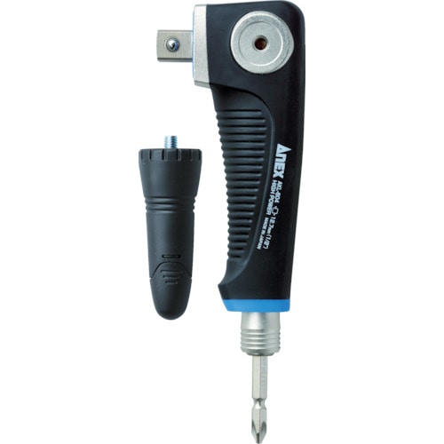 トラスコ中山 アネックス ビット用アタッチメント ソケット用 強靭L型アダプター 1/2 ヘッド幅62mm 全長185mm(ご注文単位1個)【直送品】