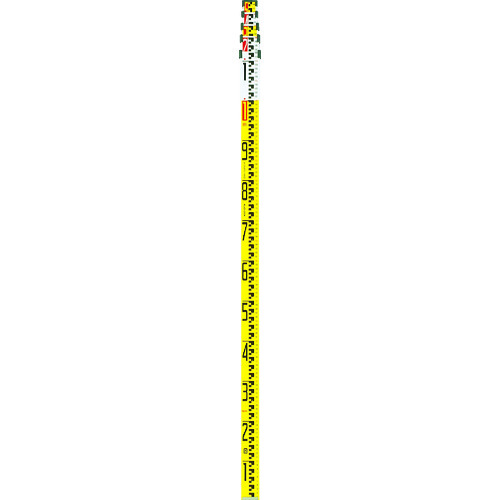 トラスコ中山 マイゾックス アルミスタッフ サンアルゴーイエロー5m×5段 ISO対応（ご注文単位1本）【直送品】