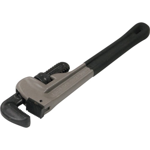トラスコ中山 TONE パイプレンチ(アルミ製) 全長327mm 口開き70mm(ご注文単位1個)【直送品】