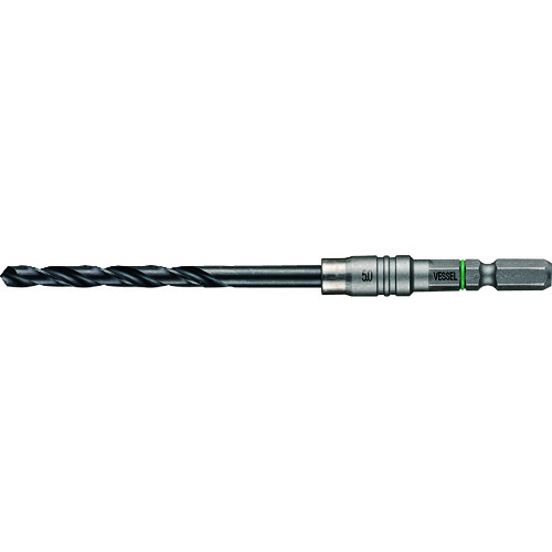 トラスコ中山 ベッセル クッションドリル(鉄工用)3本組 Φ5.0 全長120mm(ご注文単位1セット)【直送品】