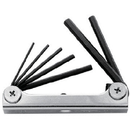 トラスコ中山 ASH ナイフ式六角棒レンチセット7本組(ご注文単位1セット)【直送品】
