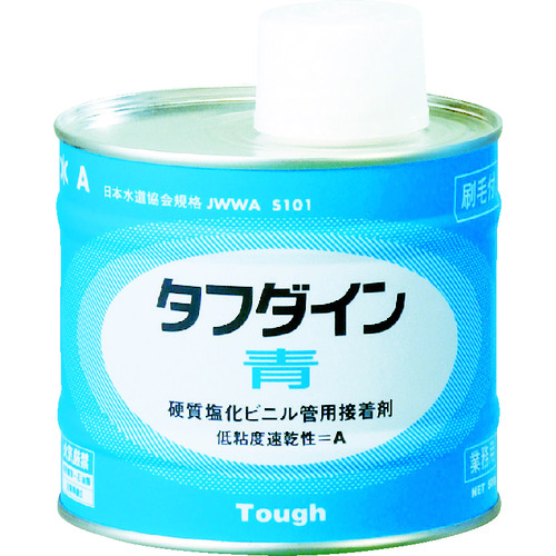 トラスコ中山 クボタケミックス 塩ビ用接着剤 タフダイン青 100G(ご注文単位1缶)【直送品】